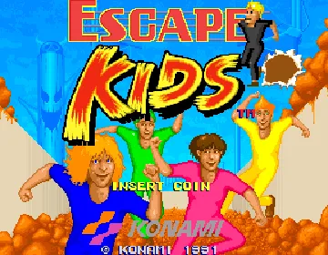 Escape Kids (Japan 2 Players) screen shot title